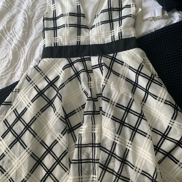 Patrizia Luca Milano white and black mini dress - Picture 1 of 3